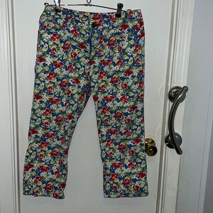 Floral capris